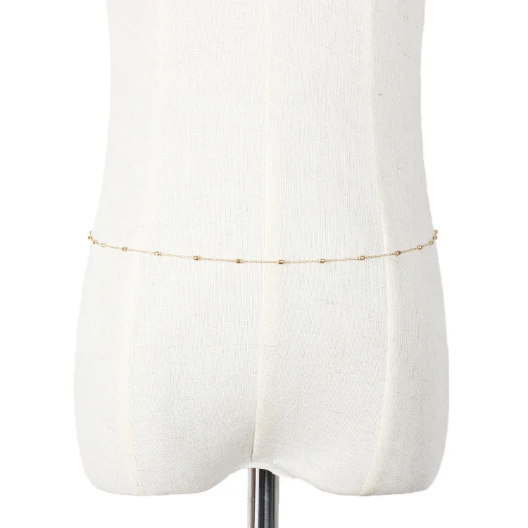 
XQ029 Fashion Dody Chain Jewelry Simple Bikini Beach Ladies Waist Chain Handmade Adjustable Jewelry for Women Girls 