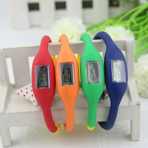 Wholesale Fashion Candy Waterproof Silicone Bracelet ion sport Wrist watch