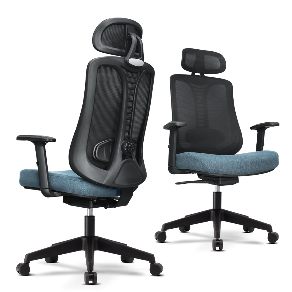 Half price free sample Commercial Leisure Healthy Office Chair Mexico Peru Swivel High Back Mesh Ergonomic Home Office Chair