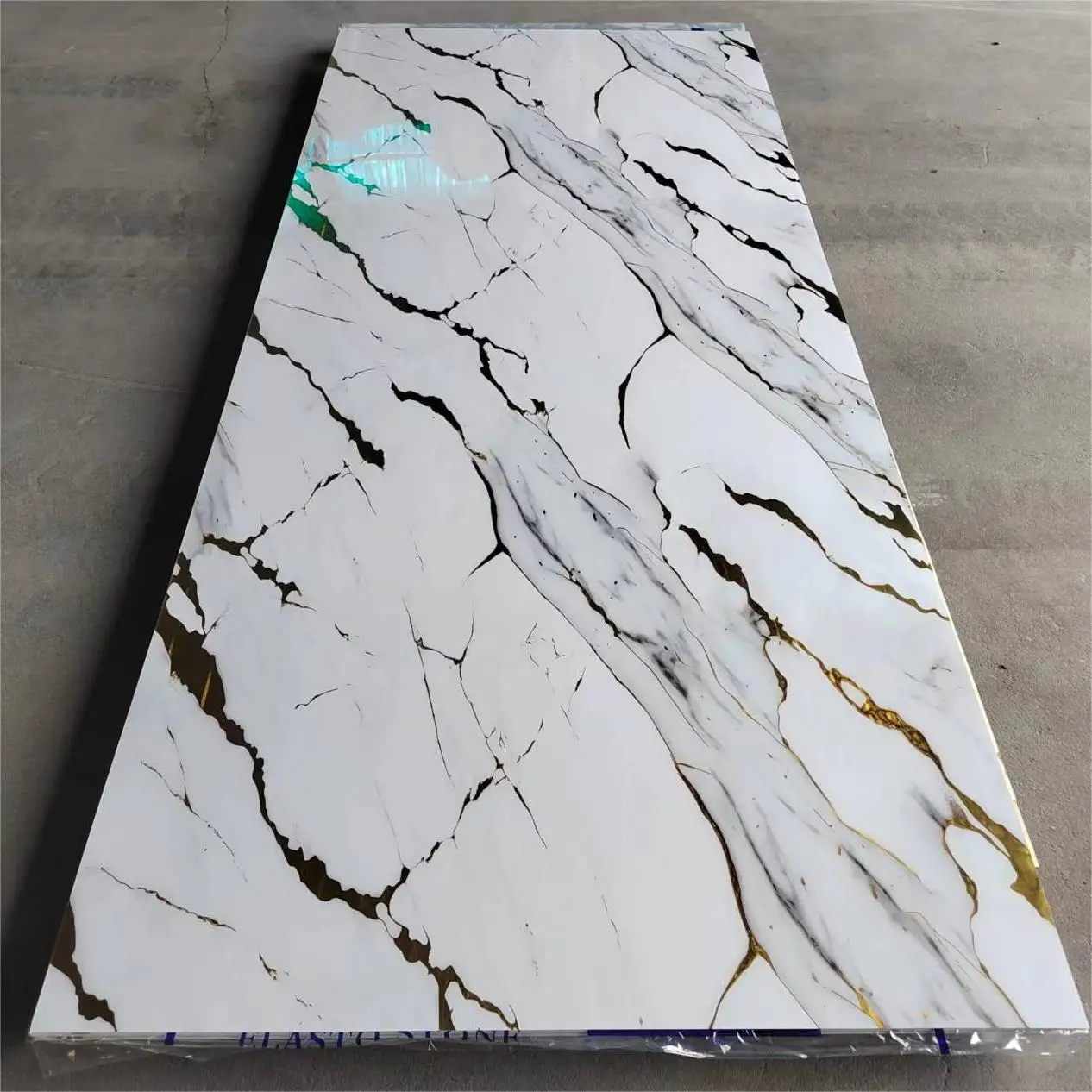 Highlight 3mm Plastic PVC Wall Panel UV Marble Wall Panel waterproof Marble Sheet For Wall Panel Decoration