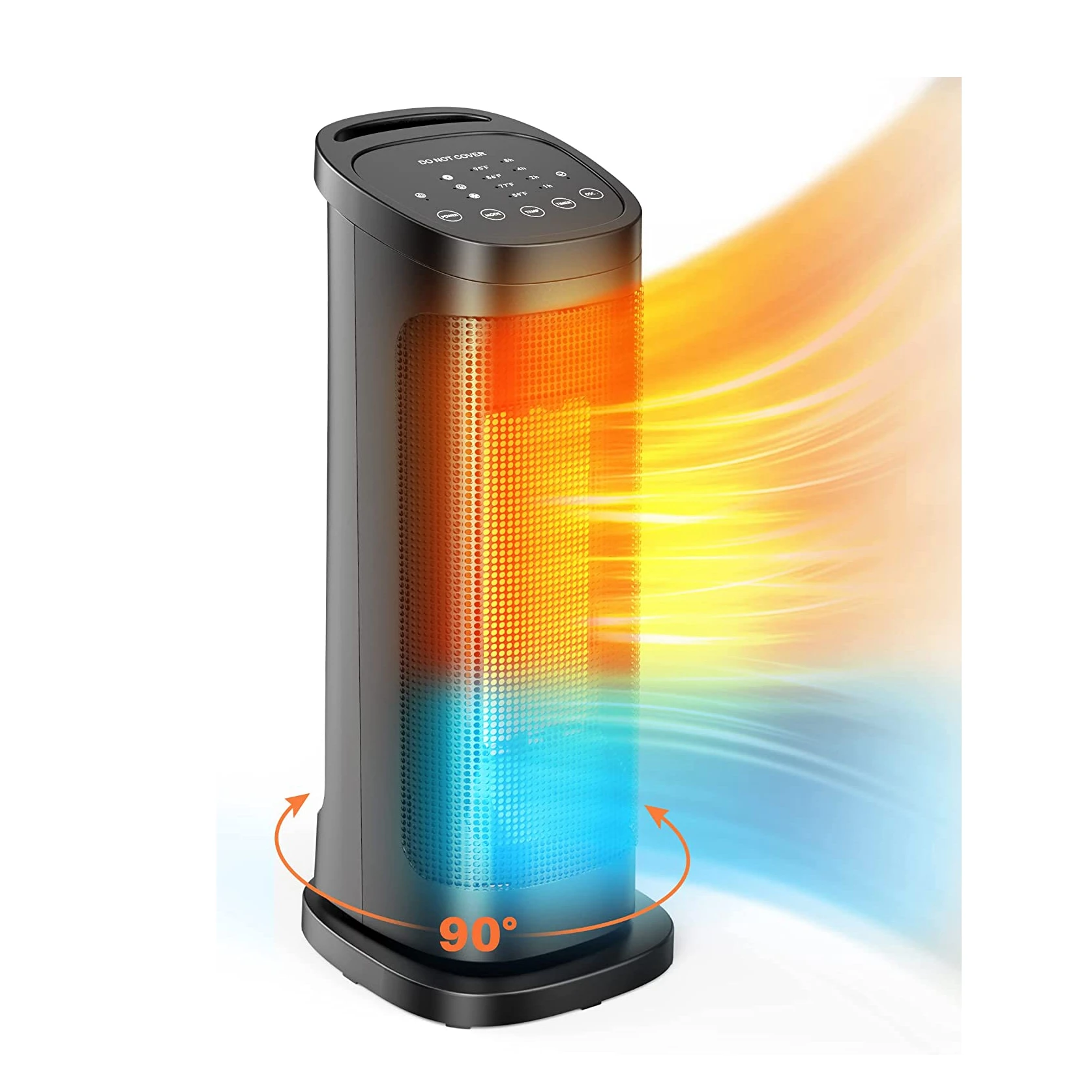 Портативный электрический обогреватель помещений с дистанционным