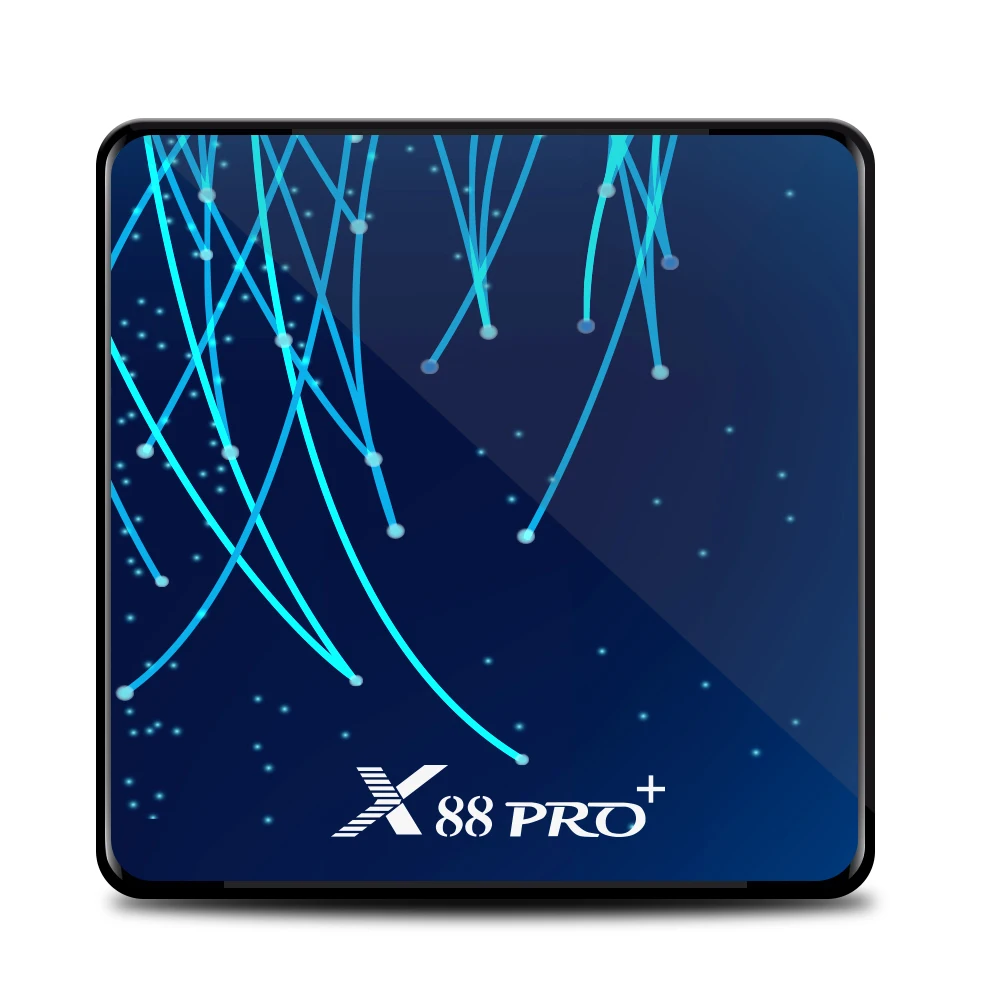 Новый X88 PRO + Android 9 0 Восьмиядерный ТВ коробка RK3368 4G64G BT4.0 4 к высокая производительность процессор