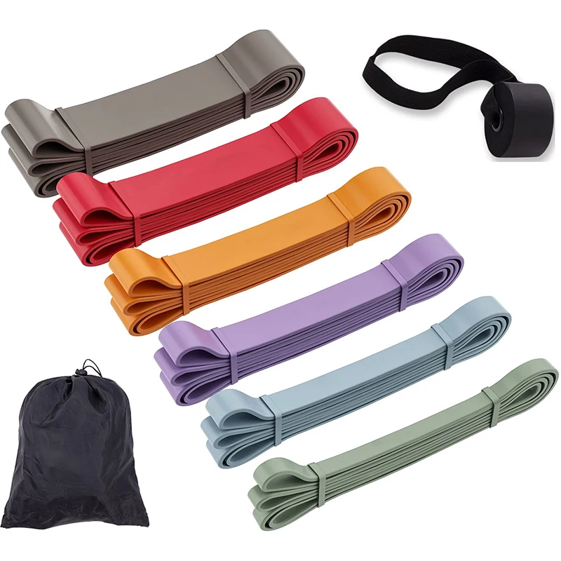 MKAS Exercise Resistance Bands High Quality Wholesale With Logo Set Custom Workout Gym Latex Resistance Bands