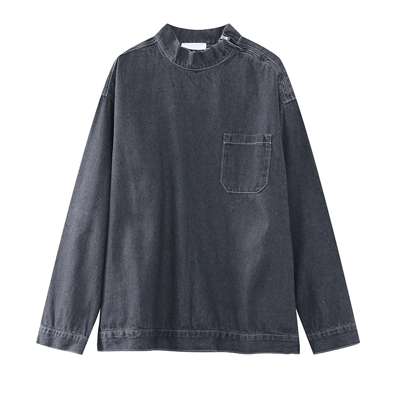 Design casual denim suit for men