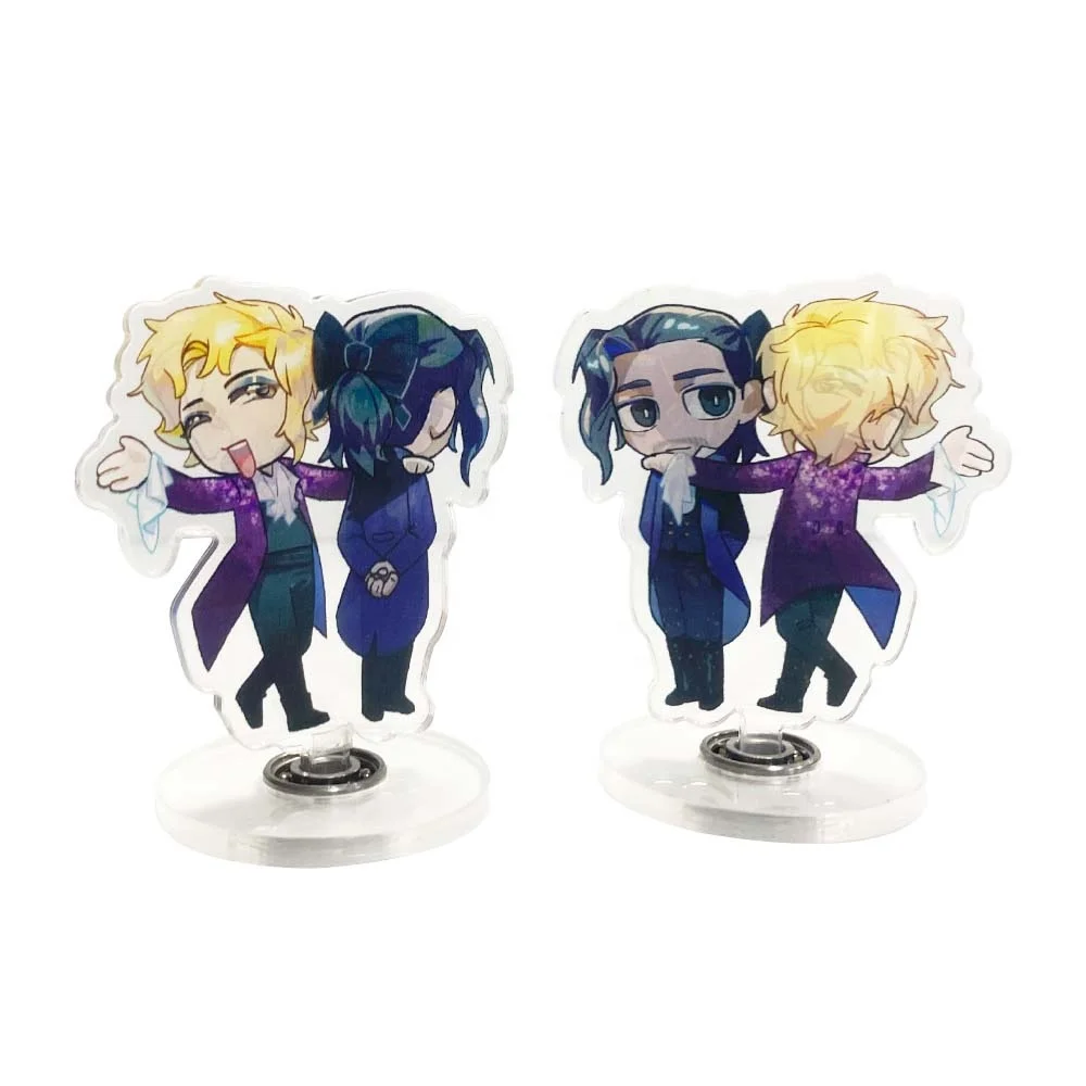 Customized Double-Sided Acrylic Display Stand Cartoon Animation Characters Rainbow Transparent Rolling Acrylic Standee