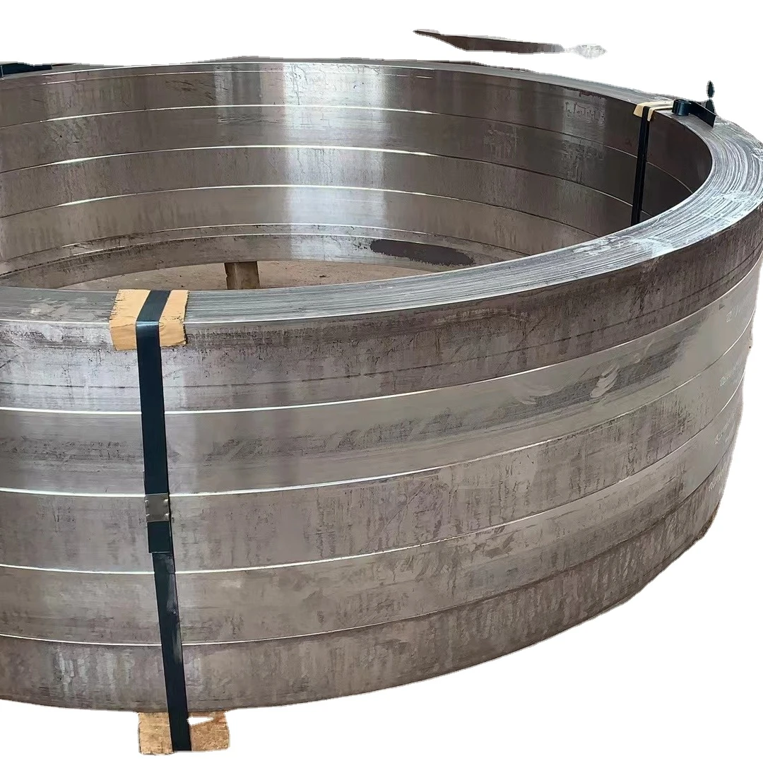 Forged alloy steel flange ring  with  alloy  steel forging