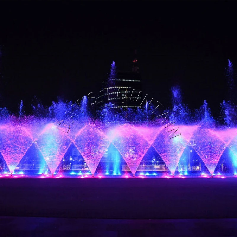 Pakistan Indonesia Small Dancing Musical Water Fountain China Garden Fountains