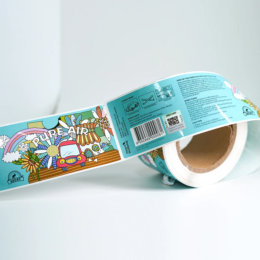 Automatic Reel Labeling Machine Printing Label Customized Trademark Printing Custom Sticker Adhesive Sticker Holographic PVC