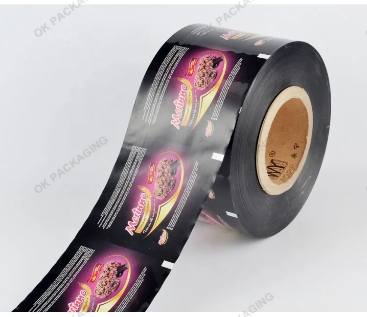 Custom printing plastic food packaging aluminum foil plastic film food packaging rolling film