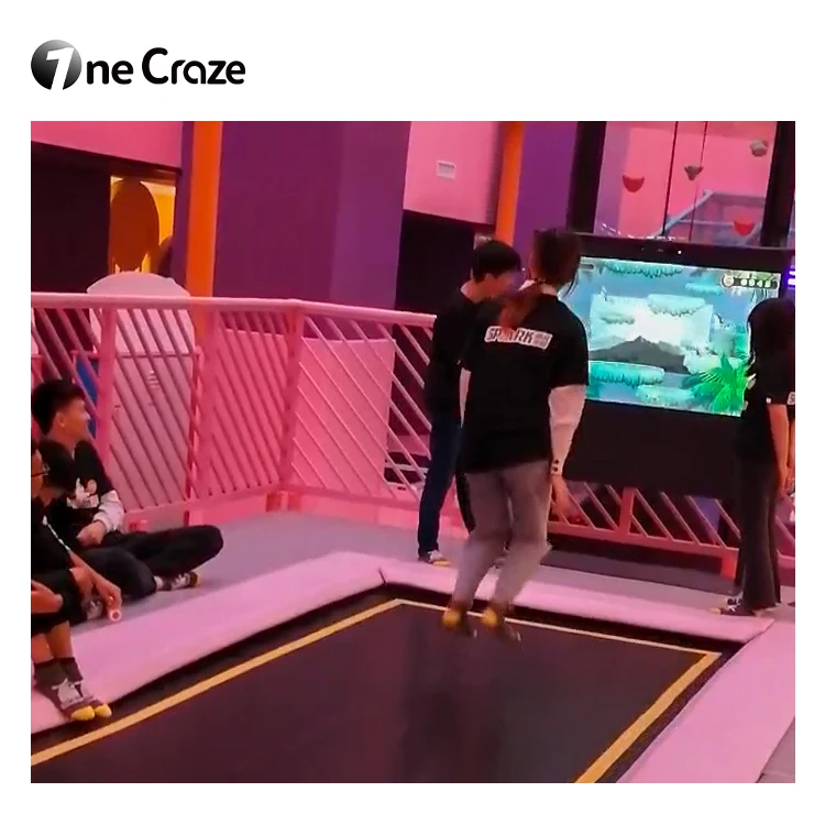 Children Kids Playground Jumping Ar Trampoline kinect Sensor Interactive Games Interact Game with hd Screen for Trampoline Park