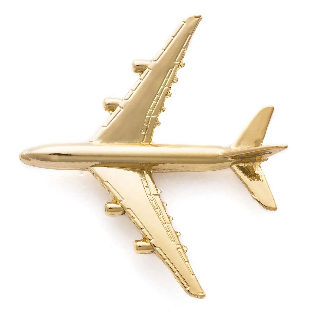 Фабрика питания индивидуальный заказ 3D самолет металлический значок pin