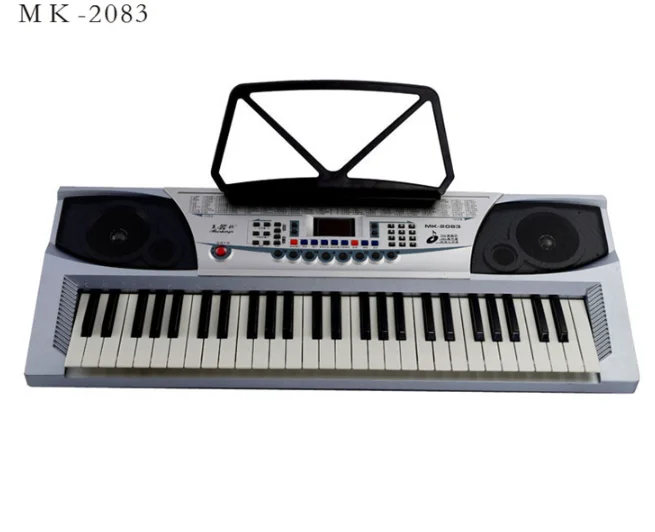 54 Keys Portable Electronic Organ Piano Digital Musical Instrument for Beginners Plastic Electric Keyboard with Microphone
