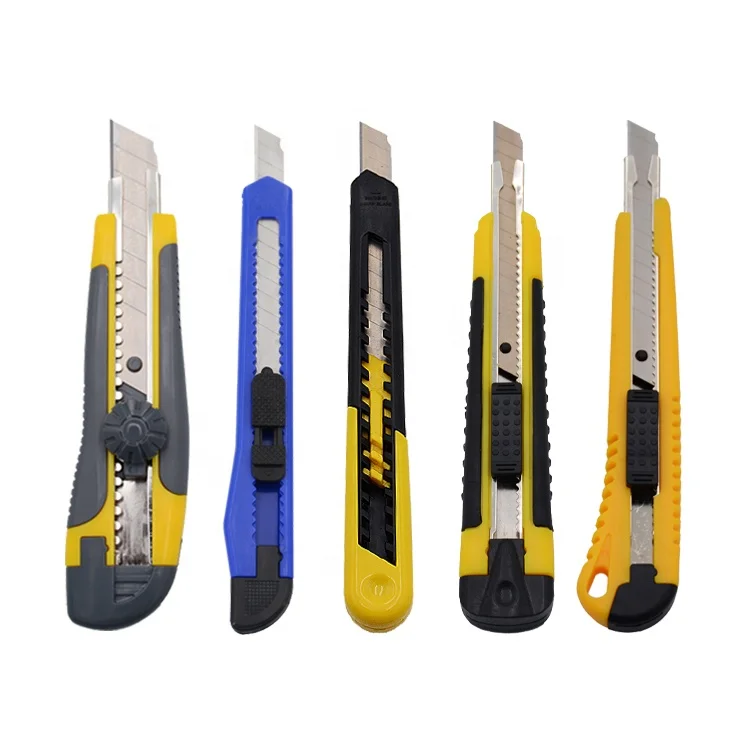 Оптом Выдвижной Карманный нож резак полезный Безопасный с ручкой ABS