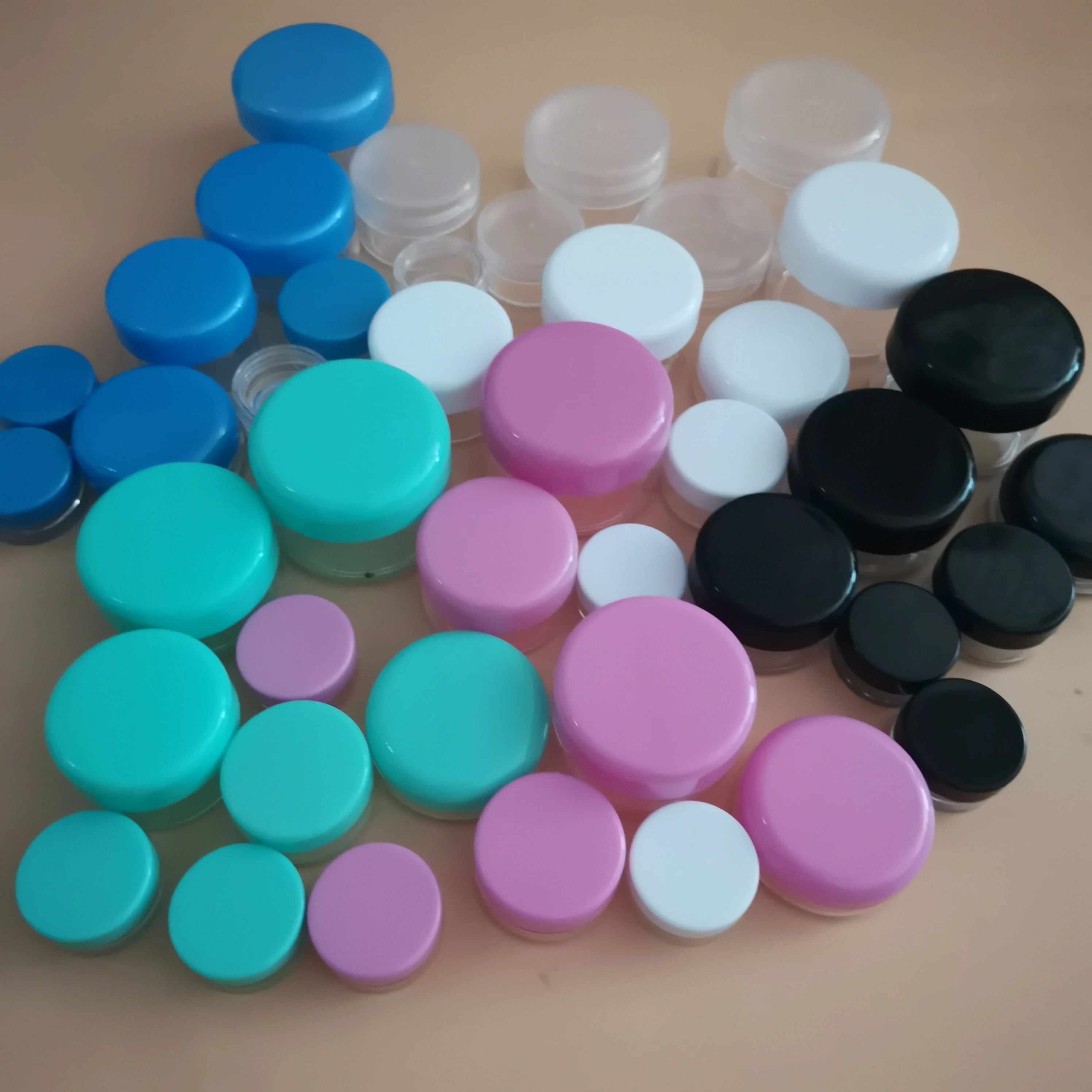 3g 5g 10g 15g 20g 30g 50g  Cosmetic Jar Travel Sub-box Bottle Face Cream Jars Sub-bottle Cosmetic Jar Direct Sales