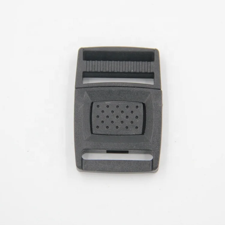 Black center plastic quick release clips buckle for bag
