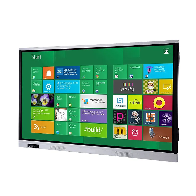 55 65 75 85 98 100 дюймов 75-дюймовый oled плоский интерактивный сенсорный дисплей 4k