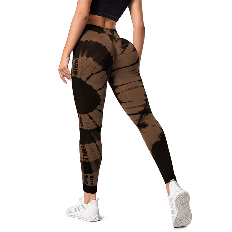 Custom Logo Yoga Leggings Workout Tights Seamless Fitness Scrunch Butt Leggings For Women