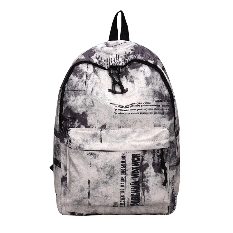 Backpack personality graffiti lovers backpack large capacity student leisure travel bag