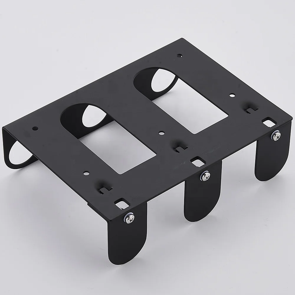 Manual Soap Dispenser Stainless Steel Bathroom Wall Hanging Shower Shampoo Gel Dispenser