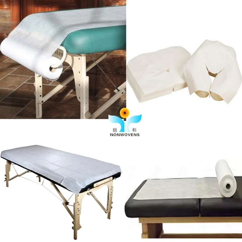 Yihe PP Non-woven Fabric for hospital use disposable Bed Sheet Customized Size