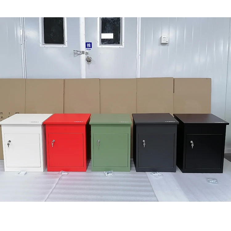 Home Garden Delivery Box Postbox Parcel Mailbox with Master Key parcel box metal parcel box drop delivery
