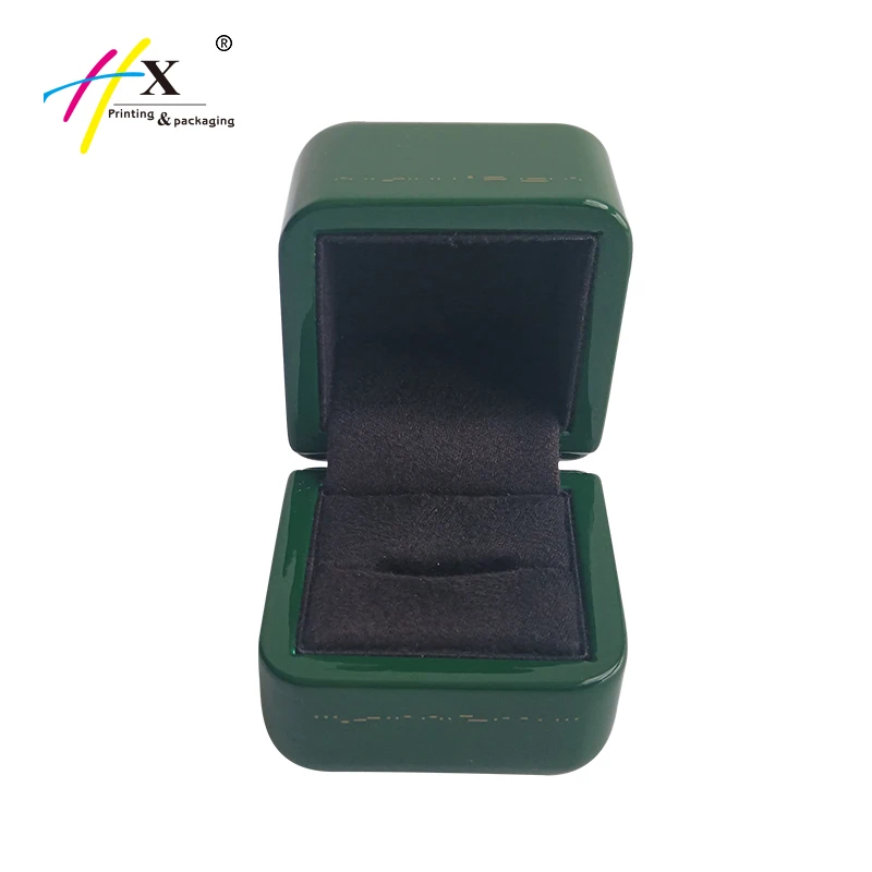 Custom Velvet Leather Logo Printed Black Cardboard Round Clear Personalized Seashell Wood Vintage Cheap Jewellery Gift Ring Box