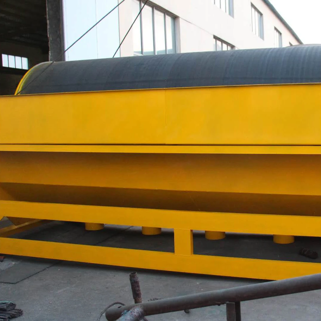 overband magnetic separator for waste