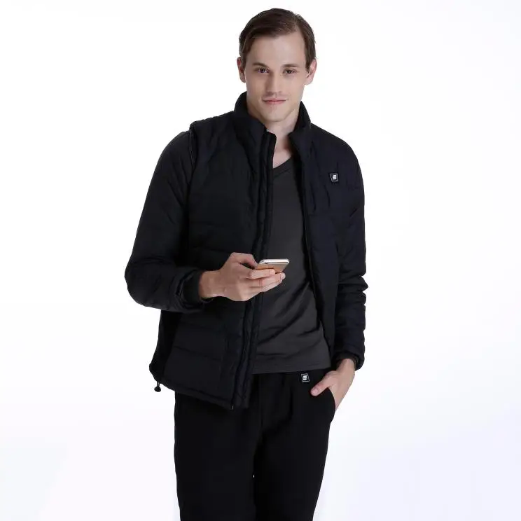 
 7,4 В хлопковый съемный жилет с подогревом, водонепроницаемый и дышащий OEM/ODM  