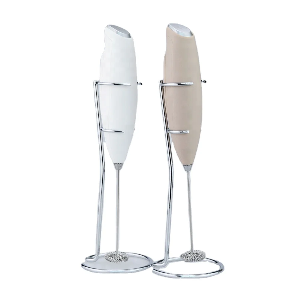 Автоматический ручной Электрический вспениватель молока с подставкой