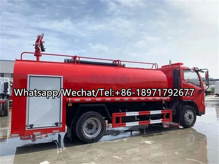 Dongfeng 6000 литров пожарный Спринклерный грузовик 4x2 водяной спринклер
