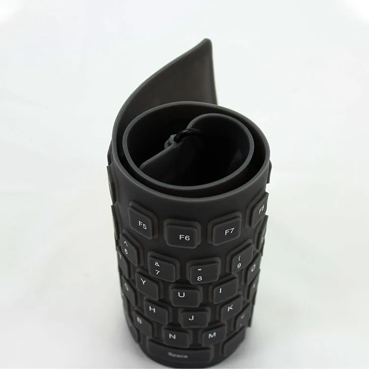 silicone keyboard 109 wired usb washable waterproof and dustproof flexible silicone keyboard for pc/desktop