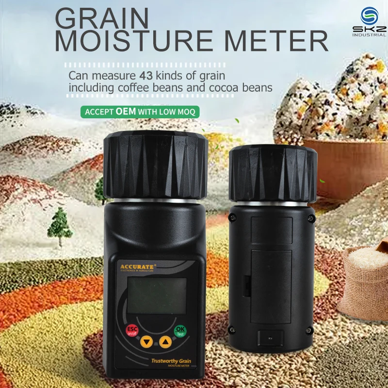 SKZ111B-2 PRO hot sale Digital Wheat Moisture Tester Analyser Coffee Moisture Meter