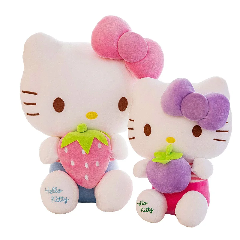 Custom Kawaii Sanrio Plush Toy Japanese Anime Soft Toy Kitty Stuffed Animal Doll Children Gifts
