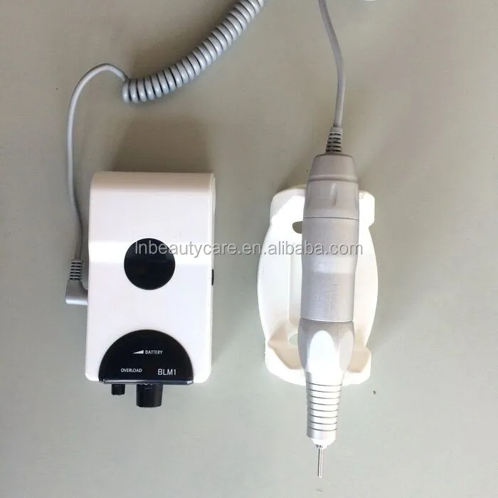 Micro top 85w High Torque 35,000 Rpm Brushless Portable Mobile Nail Drill Rechargeable Cordless E-file South Korea Nail Drill