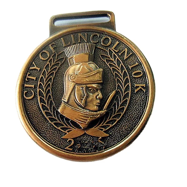 Custom Event Gifts Embossed Race Competition Award Sport Running Marathon Honour Medallions Sublimation Ribbon Metal Medal