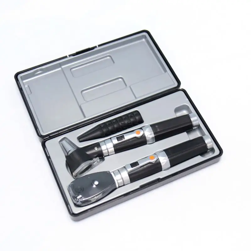 Professional Otoscope Diagnostic Kit With 8 Tips Medical Home Doctor Ent Ear Care Endoscope Led Portable Otoscope Ear Cleaner
