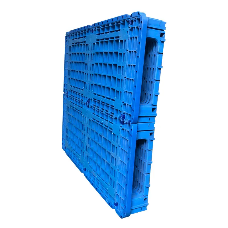 Heavy Duty Automated Storage Retrieval Systems 1200*800 Euro Plastic Pallet with 3 runners