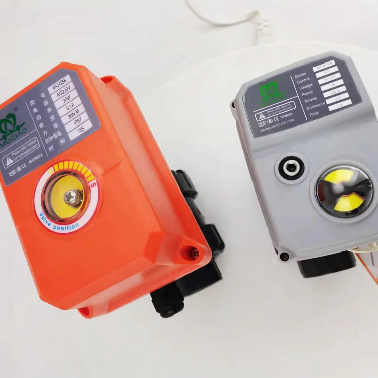 Electric and pneumatic actuator duplex Pvc plastic 2-way pneumatic control ball valve