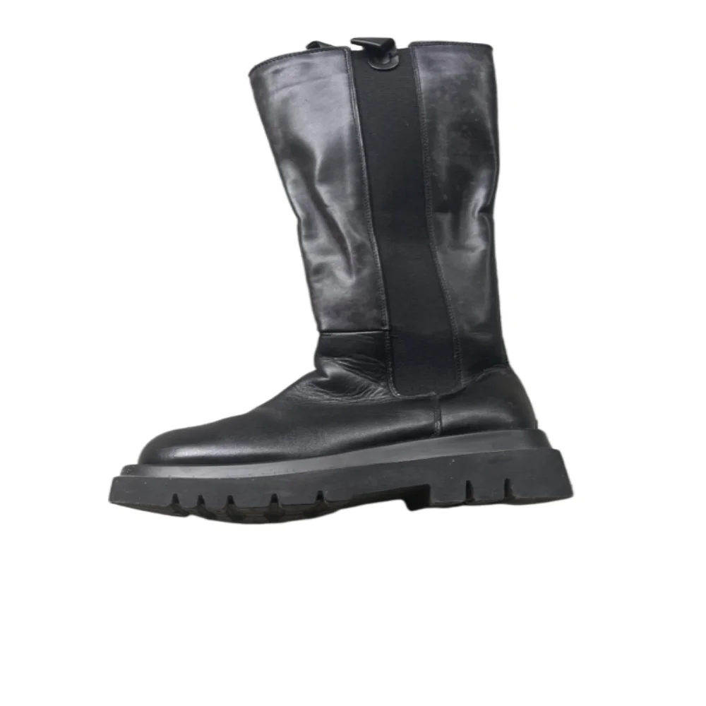 Italian fashion used boots for lady Low Price good quality leather martin boots women used shoes Second hand shoes