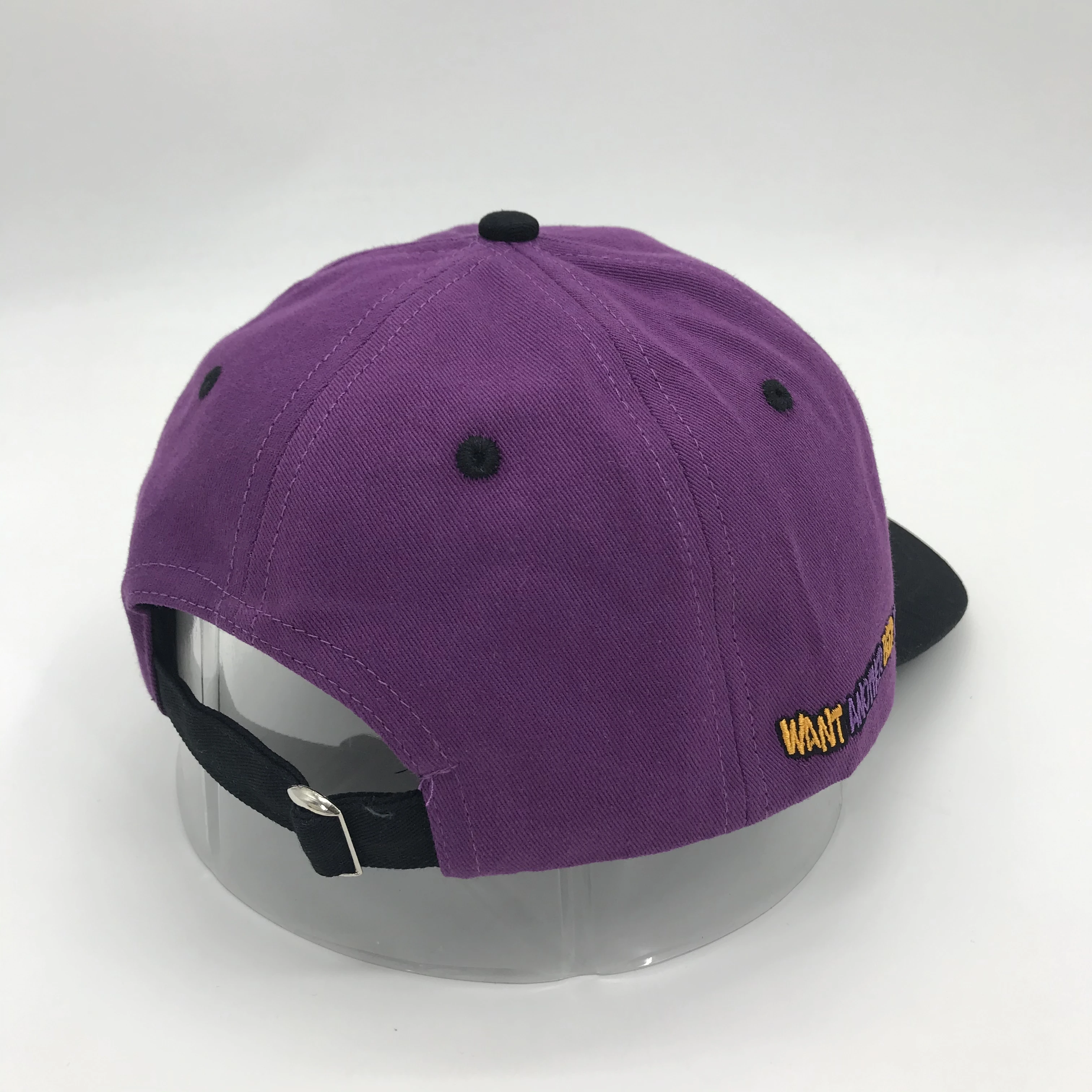 Customize vintage snapback hats OEM custom logo 6 panel unstructured corduroy snapback caps