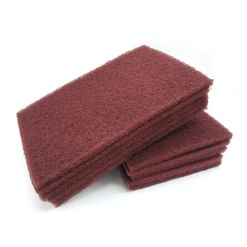 Industrial 7447 abrasive 3-D fiber-network cleaning scouring non-woven hand pad