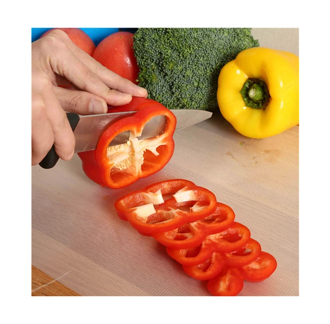 Wholesale Customized 30cm*980cm Disposable Anti-bacterial Cutting Board Plastic Mat for camping