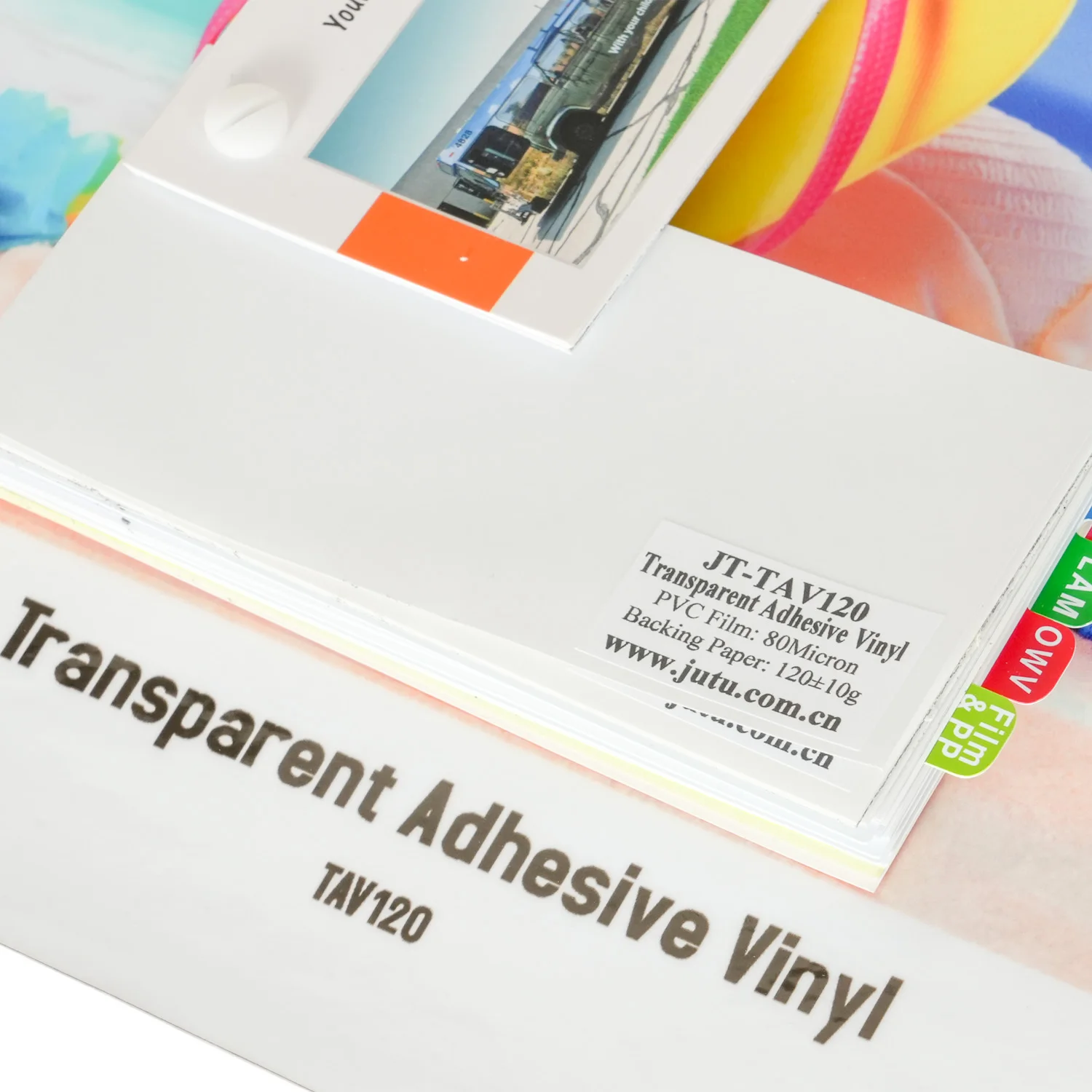 Self Adhesive Vinyl 140g 160g Printable Vinyl Roll White Sticker Wrap for for Advertising on Bus or Window