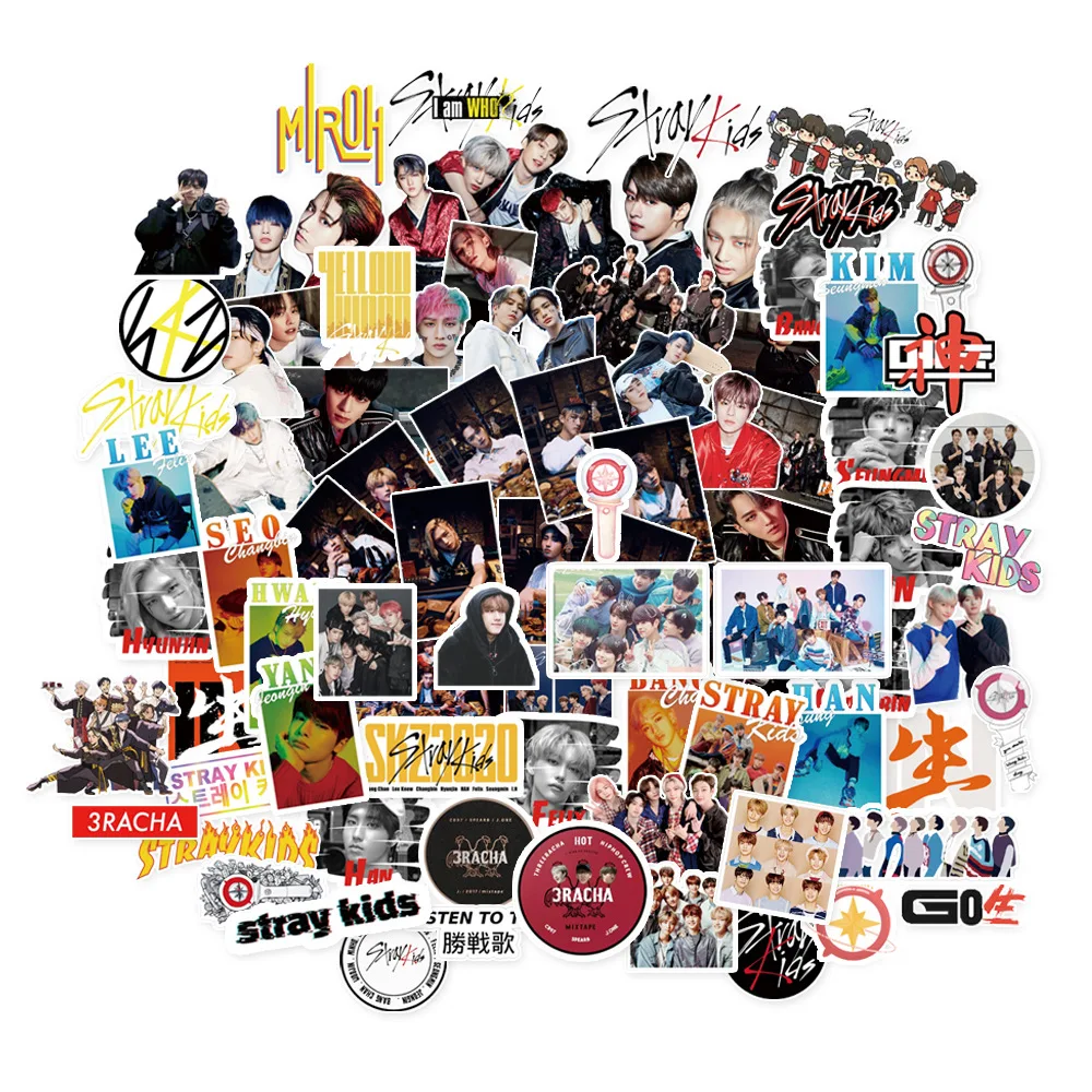 Wholesale 76pcs/set 95pcs/set Stray Kids Diary Journey Decorative Paper Sticker