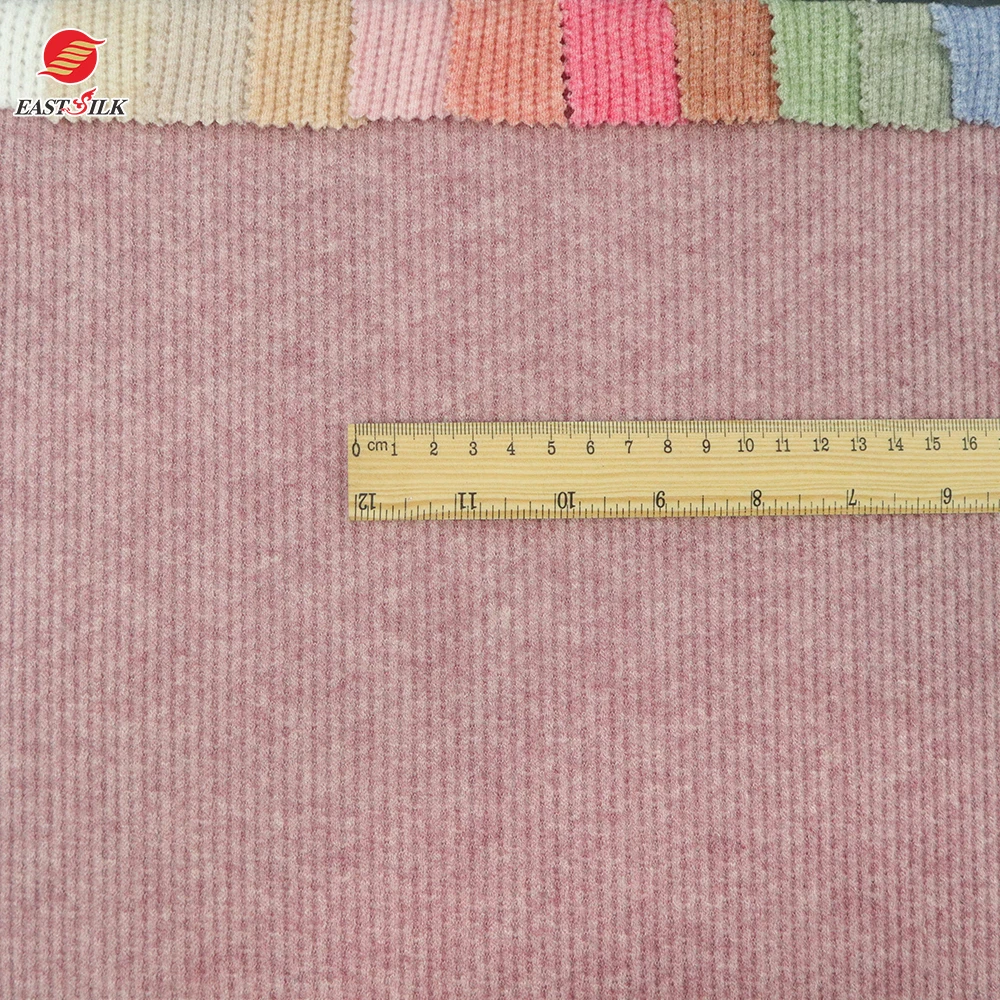 Textiles Custom knit fabric waffle polyester rayon nylon  sweater materials fabrics for clothing