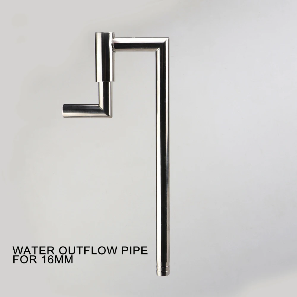 New Model of Metal Lily Pipe Steel Stainless Inflow / Outflow for Tube Aquarium Planted Tank, with Remove surface Scum Function