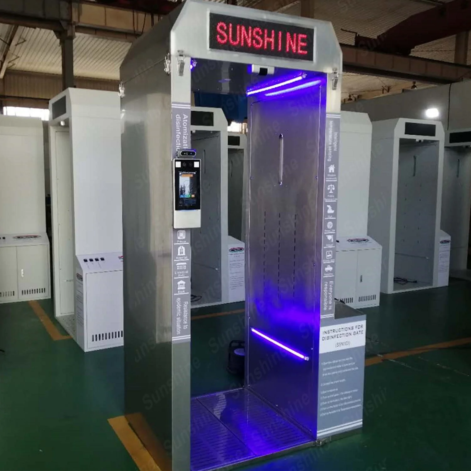 
2021 factory wholesale disinfecting fogger machine Disinfection Channel machine disinfecting medical spray for entrance 