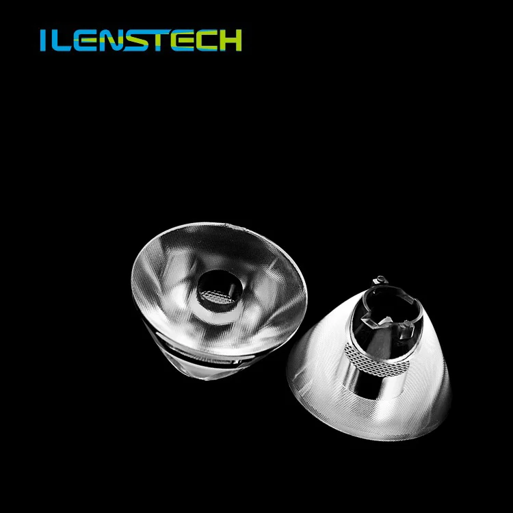 Светодиодная оптическая линза с узким углом луча и держателем, светодиодная линза диаметром 45 мм