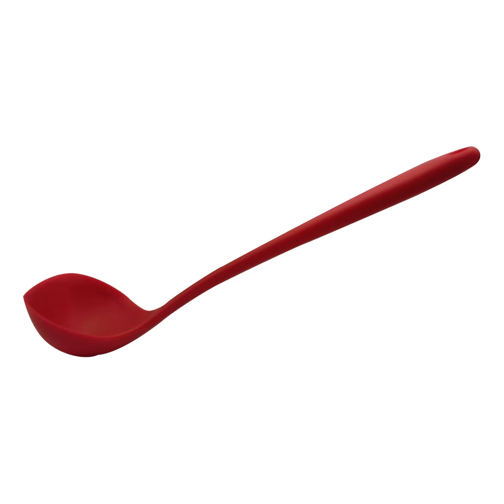 Wholesale silicone kitchen spatula kitchen utensils nonstick silicone ladle spoon silicone ice cream spoonsilicone serving spoon