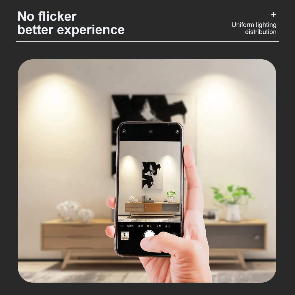 GL-D-002P Gledopto ZigBee Smart Recessed Lights RGB CCT Tri Colour Downlight 2200K-6500K Dim to Warm LED Downlight Cut Size 60MM